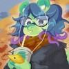 Логотип телеграм канала @zefirrius — зефир с зефиром