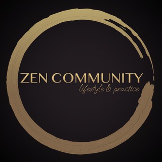 Логотип телеграм канала @zen_community — ZEN Сommunity. Осознанность, медитация и саморазвитие