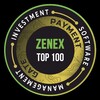 Логотип телеграм канала @zenextop100 — ZENEX TOP 100
