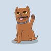 Логотип телеграм канала @zevspitbulldoggoff — Не бог,но Зевс)