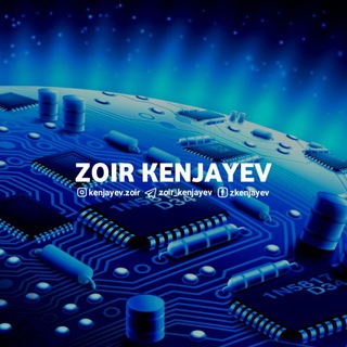 Telegram kanalining logotibi zoir_kenjayev — Zoir Kenjayev