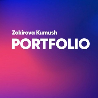 Telegram kanalining logotibi zokirova_portfolioo — Zokirova portfolio
