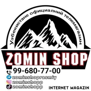 Telegram kanalining logotibi zominshoprasmiy — Zomin shop eng arzon-aqlli tanlov!