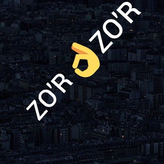 Telegram kanalining logotibi zor_zor_xizmatlar — ZO'R👌ZO'R™