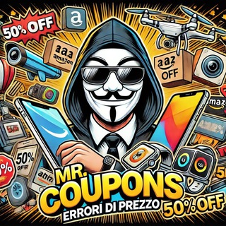 Telegram chat Mr. Coupons [Coupon ed Errori di Prezzo] logo