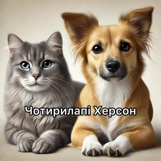 Логотип телеграм-чату animals_ks — Чотирилапі | Херсон
