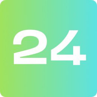Telegram chat 24AI official logo