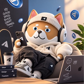 Telegram chat 🐶💎 // ЧАТ logo