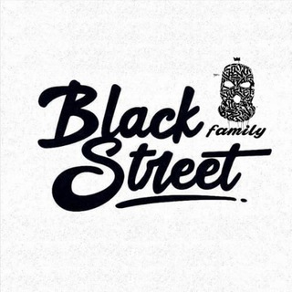 Telegram chat black street family🖤 logo