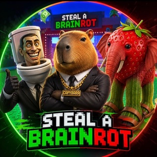 Telegram chat Steal a brainrot | capybara logo