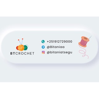 Telegram chat BT Crochet logo