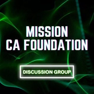 Telegram chat Mission CA Foundation Notes logo