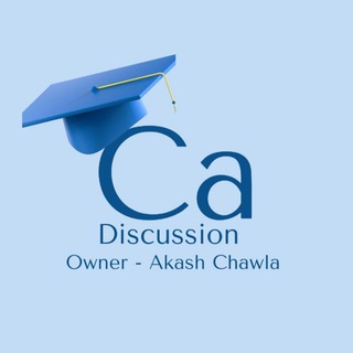 Telegram chat 🎓 CA DISCUSSION logo