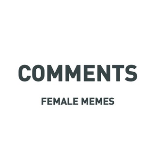 Telegram chat Комменты FEMALE MEMES logo