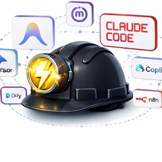 Telegram chat ⚡️ Автоматизация строительства | Claude Code, Antigravity, n8n, Workflows, Agents | Практика автоматизации и готовые решения logo