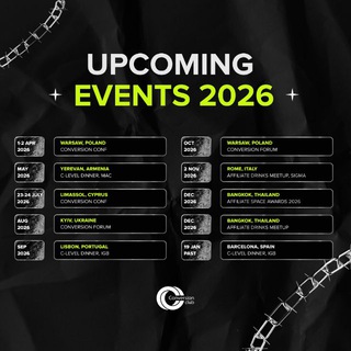 [CONVERSION EVENTS AND CONFS] - Telegram Groups