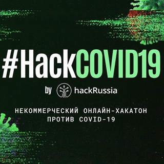Telegram chat #HackCOVID19 logo