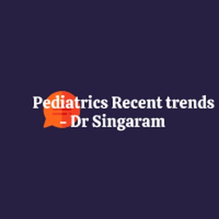 Telegram chat Pediatrics Recent trends - Dr Singaram logo