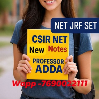 Telegram chat CSIR NET notes 2026 logo