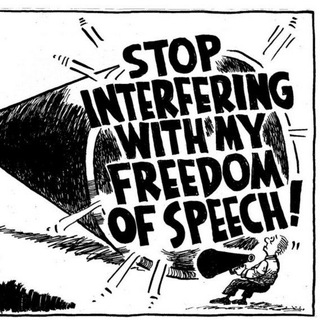 Telegram chat Demand Free Speech logo