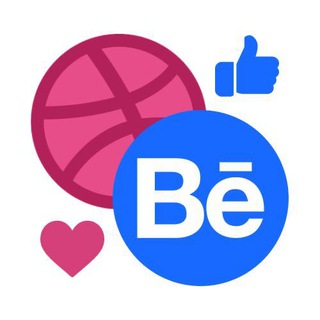 Telegram chat Обмен лайками Dribbble/Behance logo