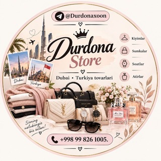 Telegram chat Durdona store🌺 logo