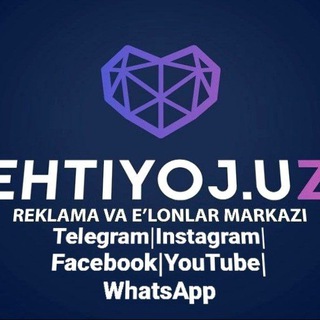 Telegram chat Ehtiyoj.uz Gruppa logo