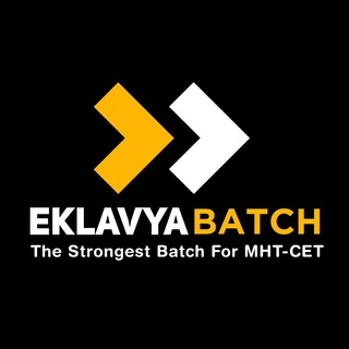 Telegram chat EKLAVYA 2.0 BATCH FOR MHT-CET 2022 logo