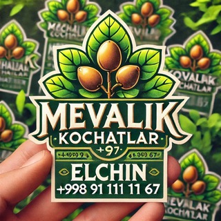 Логотип телеграм-чата elchin1111 — Mevalik koʻchatlar