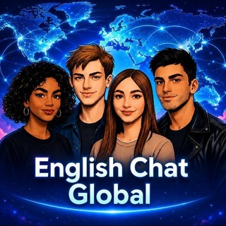 Telegram chat English Chat Global 🪩✨ logo