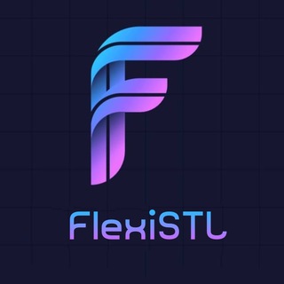 Telegram chat FlexiSTL (Flexi STL and Articulated 3D models for 3Dprint) logo