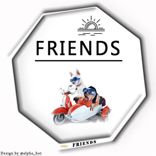 Telegram chat FRIENDS logo