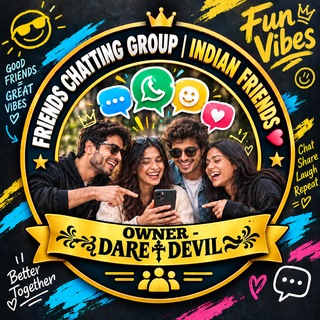 Telegram chat 🇮🇳 FRIENDS CHATTING GROUP | INDIAN FRIENDS ❤️ logo
