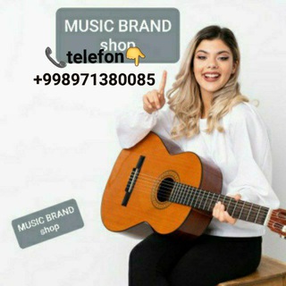 Telegram chat Gitara magazin Music Brand shop logo