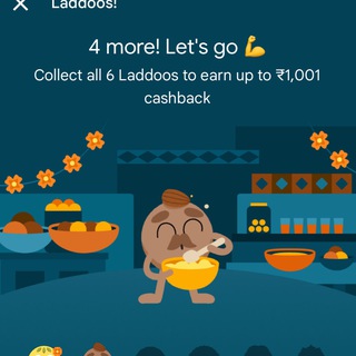 Telegram chat Gpay Laddoos Diwali Offer logo