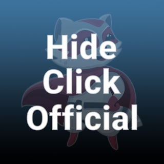 Telegram chat Hide.Click official logo