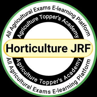 Telegram chat Horticulture JRF SRF NET logo