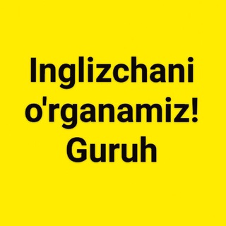 Telegram chat Inglizchani o'rganamiz Chat logo