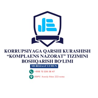 Telegram chat Ichki nazorat (Komplaens nazorat) logo