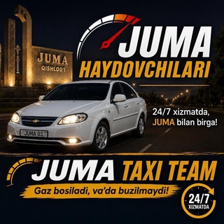 Telegram chat 🚕🚖"" JUMA" TAXI"N1"" 🚖🚕Gruppaning erkagi MUJIKLAR logo