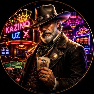 Telegram chat KAZINO UZ X logo