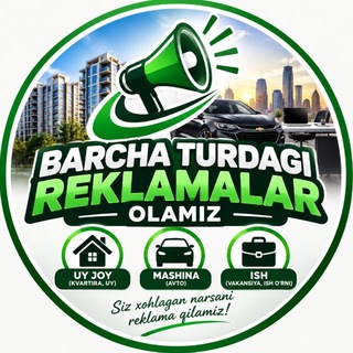Telegram чатынын логотиби kvartira_uy_mashina — BUXORO IJARALAR JOY