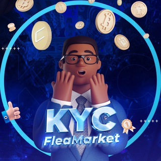 Telegram chat KYC Flea Market logo