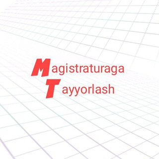 Telegram chat Magistraturaga Tayyorlash logo