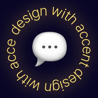 Telegram chat Чат Дизайн с акцентом logo