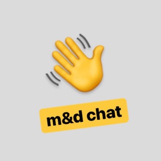 Telegram chat m&d chat logo