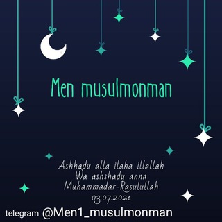 Telegram chat Men musulmonman! Islomdan savollar! logo
