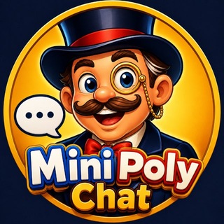 Telegram chat Minipoly chat 🎩 logo