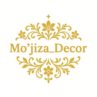 Telegram chat 🎇🎂🎉MO'JIZA_DECOR🎆🎁🎊 logo