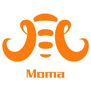 Telegram chat Moma Official logo
